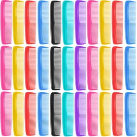 100 Pieces Hair Combs Bulk, Individually Wrapped, Pocket Hair Comb Set Fine Tooth Dressing for Women/Men, Travel, Hotel, Airbnb, Operation Christmas Child Shoeboxes, Homeless, Shelter, Charity