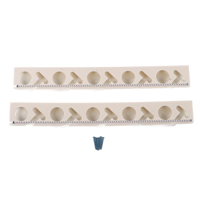 Fishing Rod Holder Wall Mounted Strong Durable ABS 10 Rods