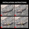BARTOO 1/2” Fuel Line Fuel Pressure Barbed Push Lock T-Fitting