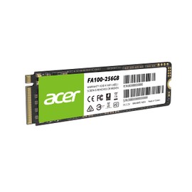 ACER Unidad de Estado Sólido FA100 NVMe - 256 GB - 1950MB/s de Lectura y 1300MB/s de Escritura- PCI Express 3.0, M.2