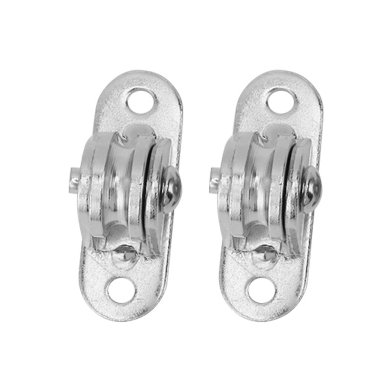 Small Pulley Block Stainless Steel Silent Roller Wall Mounted Fixed