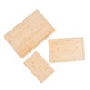 Lipper International Bamboo Wood Cutting Boards with Built-In Juice Grooves