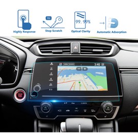 LFOTPP Fit for 2017 2018 2019 2020 2021 2022 CRV EX EX-L Touring 7-Inch Car Navigation Screen Protector, Clear Tempered Glass Infotainment Display In-Dash Center Touch Stereo Screen Protector
