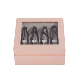 OYOBox Mini Luxury Eyewear Organizer, Wood Display Box for Glasses + Sunglasses (Rose)