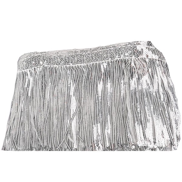 2 Meters Sequin Tassel Trim 15 cm 6" Luxury Fringe