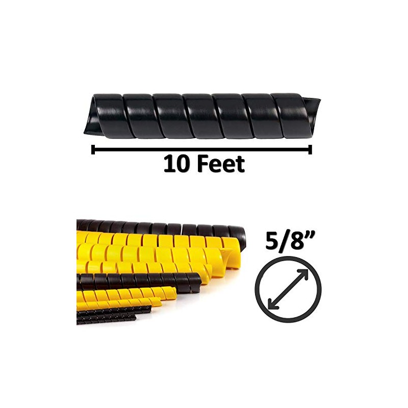 Electriduct Electriduct 5/8 Inch Heavy Duty Spiral Wrap HDPE Flexible
