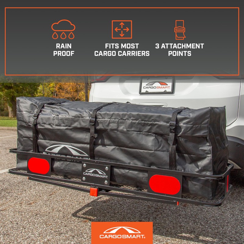 CargoSmart Waterproof Hitch-Mounted Cargo Carrier Bag 13 Cubic Feet