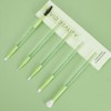 Vivid Beauty 5-Piece Green Eye Makeup Brush Set – Soft,