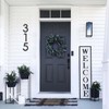 8 Inch House Numbers for Outside Modern | Large Floating