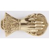 Made in Italy Brass Fine Paper Clip Hand
