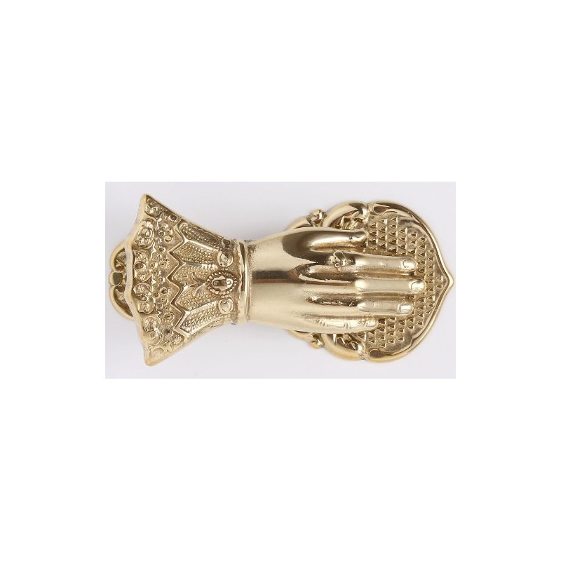 Made in Italy Brass Fine Paper Clip Hand