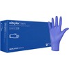 Nitrylex Disposable Nitrile Gloves Powder Free Blue 100 Pcs, Blue,