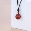 COAI Women's Men's Necklace with Gemstone Lucky Ball Pendant, Stone,