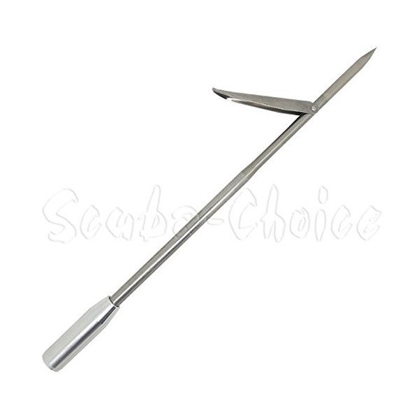 Scuba Choice Spearfishing 12" Stainless Steel Pole Spear Tip Single Barb Head