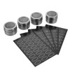 Sanvcomy 12 Powerful Magnetic Spice Tins- Stainless Steel Spice Storage