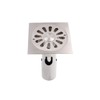 Deep Water Floor Drain, 120 x 120mm Square Shower Strainer