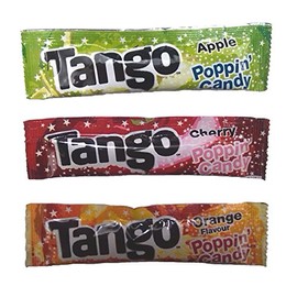100 x Tango Popping Candy Sachets - Cherry, Orange & Apple Flavours