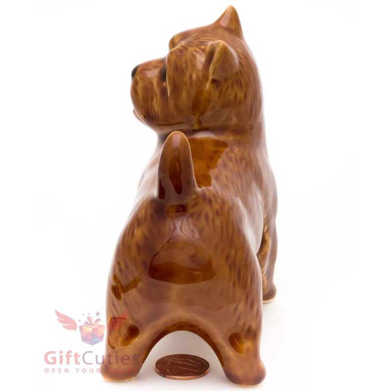 Porcelain Figurine of the Norwich Terrier Dog
