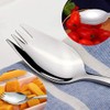 FANSEZQ Pack of 6 304 Stainless Steel Spork Spoon, Salad