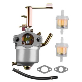 Carburetor Kit Fit for Earthquake 32411 20015 25780 31285 99cc Engine, Engine Carb with Gaskets and Fuel Line and Fuel Filters for a Variety of Gardening Equipment