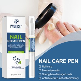 Pack of 3 Nail Repair Pens, Toenail Treatment, Nail Care Pen, Nail Care Pen for Nail Care for Toenails, Moisturising Nails, Protection & Strengthening Brittle Nails, Promote Nail Growth