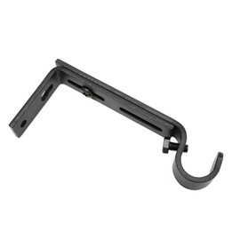 Gardinia Memhi Support Extendible for Diameter 16 mm Black Matt 10-14 cm Single Program Memhis, 2