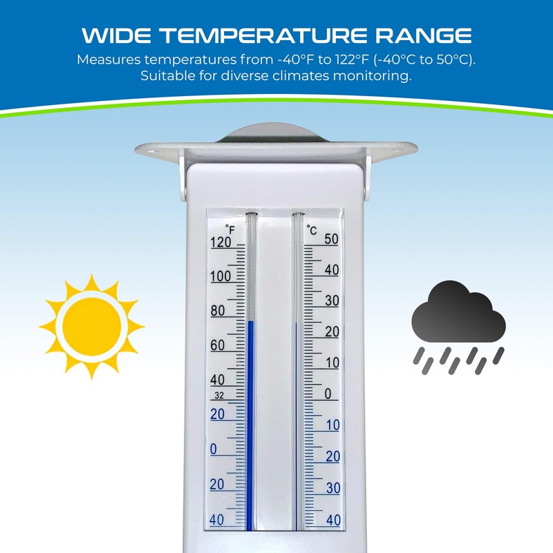 Sper Scientific Analog & Digital Min/Max Thermometer 800122 - Accurate