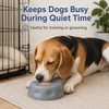 250ml Slow-Feeder Dog Lick Bowl with Rolling Ball – Anti-Slip