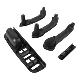 5pcs Door Handle Inner Right + Door Handle Inner Left Pull Handle Passenger Door Handle Suitable for 1996-2005 Passat B5 Golf 4 Mk4 Bora Variant Part Number 3B0867171 3B0867172 1J0867171A 1J0867172A