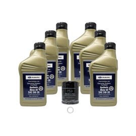 Genuine SUBARU Oil Change Kit Filter Gasket 6 Qts Synthetic 5W30 Forester Turbo