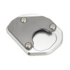 Motorcycle Side Stand Extension Plate Aluminum Alloy Gray Rustproof Replacement