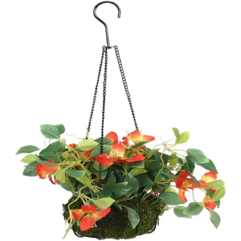 Pound Veg Jute Hanging Basket Flat Liner - Green (14-Inch)
