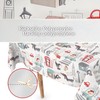 ANRO Oilcloth Tablecloth Washable Wax Tablecloth Plastic Tablecloth Sold by
