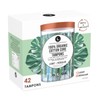 L. Organic Cotton Tampons Multipack, Light and Regular, 42 Ct