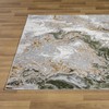 LUXE WEAVERS Marble Swirl Abstract Area Rug, Green 8x10