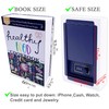 Deversion Book Safe Storage Box with Real Pages Combination Lock
