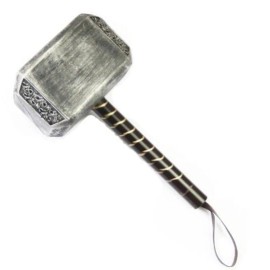Unbranded Thor Cosplay Hammer With Resin Head & Wooden Handle
