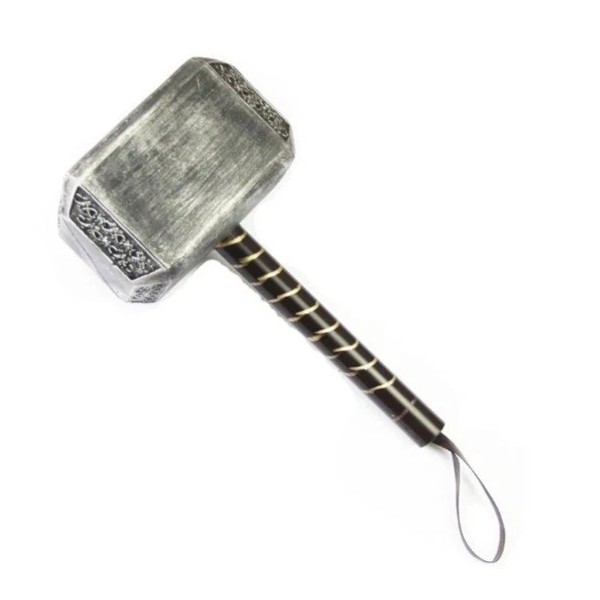 Unbranded Thor Cosplay Hammer With Resin Head & Wooden Handle