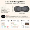 3-in-1 Smooth Spine Triple Fusion Back Massager with Heat