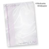 Letter Paper Wedding Silver Grey (Pack of 50) Printed on