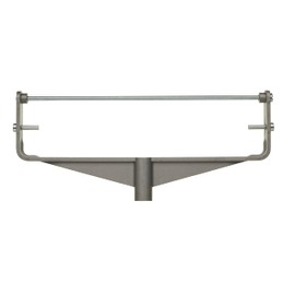 ProDec 12 inch Cast Aluminium Heavy Duty Double Arm Paint Roller Frame with Screw Fitting for Extension Pole, Includes Choice of Roller Fittings Full Width Bar and End Pins