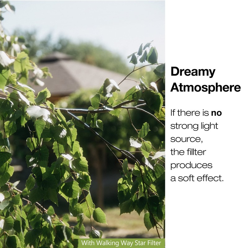 Walking Way Sparkle Star Filter - 82MM Variable Twinkle Effect