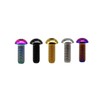 RISON Pack of 5 Titanium Rounded Head Screws with Hexagon