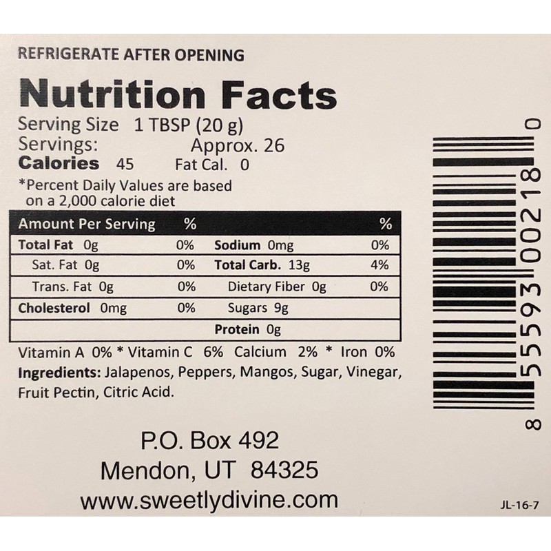 Sweetly Divine Hot Pepper Jelly - Multiple Flavors Available (Mango