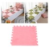 10pcs Plush Foam Floor Mat Thickened Cuttable Interlocking Carpet Tiles