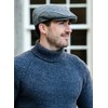 Mucros Weavers Irish Trinity Flat Cap for Men, Newsboy Hat