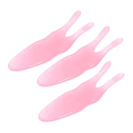 Mikinona 3pcs Resin Nose Massagers Natural Two-pronged Scraping Massagers for Skin Care Circulation Relaxation Gentle Nose Scrapers Pretty Lightweight Portable Care Tools