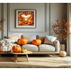 CSZPPQAF 5D Diamond Painting Kits for Adults, Autumn Pumpkin Maple