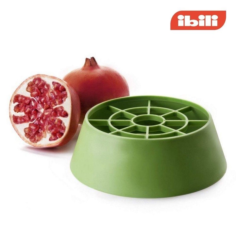 Ibili Pomegranate deseeder 18 cm of Plastic, Green, 18 x
