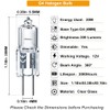 G4 Bulb, 20 Pack Halogen G4 12V 20W with G4